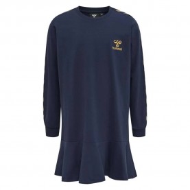 рокля,детски,поли,и,рокли,hummel,evelyn,dress,blue,(black,iris)