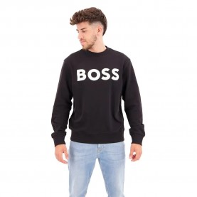 Блуза BOSS We Basic 10244192 sweatshirt - Black (Black) блуза,мъжки,пуловери,boss,we,basic,10244192,sweatshirt,black,(black)
