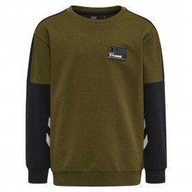 блуза,детски,блузи,hummel,edward,sweatshirt,green,(dark,olive)