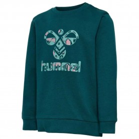 блуза,детски,блузи,hummel,lime,sweatshirt,deep,teal,(green)