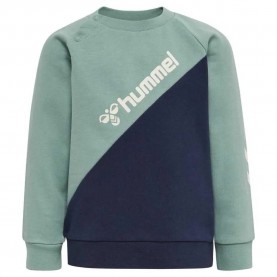 блуза,детски,блузи,hummel,sportive,sweatshirt,black,iris,(green)