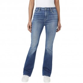 дамски,панталони,pepe,jeans,dion,flare,fit,jeans,blue