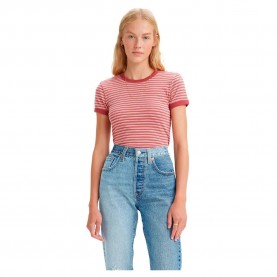 дамски,топове,levi´s,®,ringer,mini,top,pink,(bikini,stripe,earth,red)