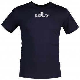 тениска,мъжки,тениски,replay,m6473,.000.22980p,short,sleeve,t,shirt,blue