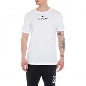 тениска,мъжки,тениски,replay,m6473,.000.22980p,short,sleeve,t,shirt,white