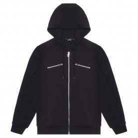 блуза,мъжки,пуловери,antony,morato,mmfl00880,fa150186,full,zip,sweatshirt,black,(black)