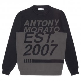 блуза,мъжки,пуловери,antony,morato,mmsw01294,ya100042,sweater,black,(black)