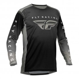 блуза,с,дълъг,ръкав,мъжки,тениски,дамски,тениски,fly,racing,mx,lite,long,sleeve,jersey,black,(black,anthracite,grey)