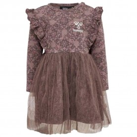 рокля,детски,поли,и,рокли,hummel,fia,dress,brown,(deep,taupe)