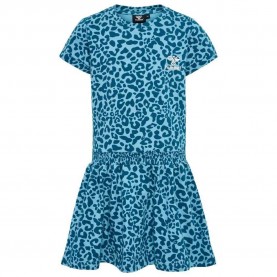 рокля,детски,поли,и,рокли,hummel,flowy,aop,dress,blue,(blue,coral)