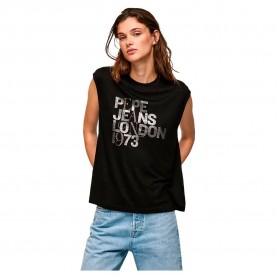 тениска,дамски,тениски,pepe,jeans,lidia,sleeveless,t,shirt,black,(black)