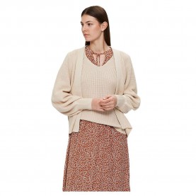 жилетка,дамски,пуловери,дамски,плетени,дрехи,selected,emmy,cardigan,refurbished,beige