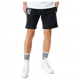 къси,панталони,мъжки,панталони,new,era,60357055,league,essentials,new,york,yankees,sweat,shorts,black,(black)