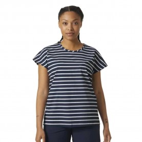 Тениска Helly hansen Thalia Summer short sleeve T-shirt - Blue (Navy Stripe) тениска,дамски,тениски,helly,hansen,thalia,summer,short,sleeve,t,shirt,blue,(navy,stripe)