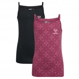 тениска,детски,тениски,hummel,carolina,sleeveless,t,shirt,2,units,brown,(earth,red)