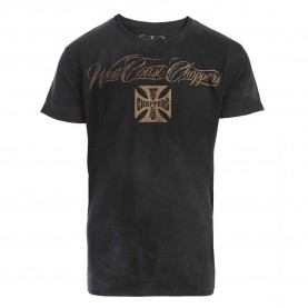 тениска,мъжки,тениски,west,coast,choppers,eagle,crest,short,sleeve,t,shirt,black,(magic,day,blue)