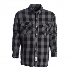 риза,с,дълъг,ръкав,мъжки,ризи,west,coast,choppers,flannel,aramidic,lining,long,sleeve,shirt,grey,(grey,black)