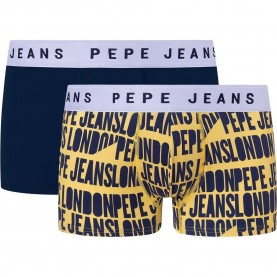 боксерки,дамско,бельо,дамски,бикини,и,танкини,pepe,jeans,allover,logo,trunk,boxers,2,units,cornish,(multicolor)