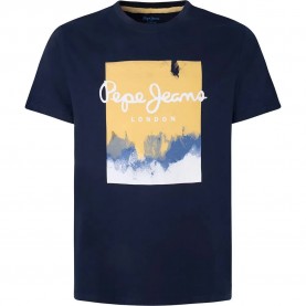 тениска,мъжки,тениски,pepe,jeans,roslyn,short,sleeve,t,shirt,blue,(dulwich)