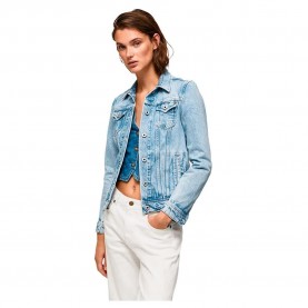 Яке Pepe jeans Thrift jacket - Blue (Denim) яке,дамски,якета,и,палта,pepe,jeans,thrift,jacket,blue,(denim)
