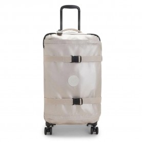 куфари,kipling,spontaneous,m,71l,trolley,trolley,bag,silver,(metallic,glow)