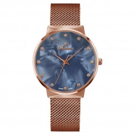 Часовник Bellevue B42 woman watch - Golden (Rose / Blue / Mineral) часовник,часовници,bellevue,b42,woman,watch,golden,(rose,blue,mineral)