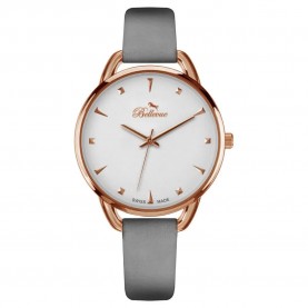 Часовник Bellevue B54 woman watch - Golden (Gray / White / Mineral) часовник,часовници,bellevue,b54,woman,watch,golden,(gray,white,mineral)