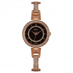Часовник Bellevue D38 woman watch - Golden (Rose / Black / Mineral) часовник,часовници,bellevue,d38,woman,watch,golden,(rose,black,mineral)