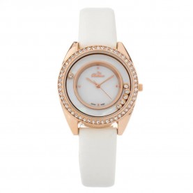 Часовник Bellevue F101 woman watch - Golden (White / White / Mineral) часовник,часовници,bellevue,f101,woman,watch,golden,(white,white,mineral)