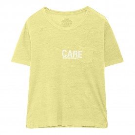 тениска,дамски,тениски,ecoalf,lisboa,short,sleeve,t,shirt,yellow