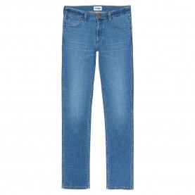 дънки,мъжки,панталони,wrangler,greensboro,regular,straight,fit,jeans,blue,(softwear)