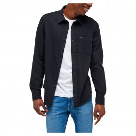 риза,с,дълъг,ръкав,мъжки,ризи,lee,button,down,long,sleeve,shirt,black