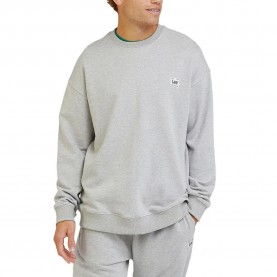 блуза,мъжки,пуловери,lee,core,loose,sweatshirt,grey