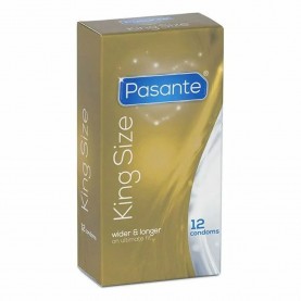 хигиена,тяло,pasante,king,size,smooth,condoms,12,units,golden,(clear)