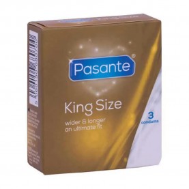 хигиена,тяло,pasante,king,size,smooth,condoms,3,units,golden,(clear)
