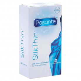 хигиена,тяло,pasante,silk,thin,smooth,condoms,12,units,clear,(clear)