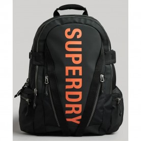 Раница Superdry Code Mtn Tarp backpack - Black (Black / Bold Orange) раница,раници,superdry,code,mtn,tarp,backpack,black,(black,bold,orange)