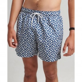 бански,гащета,мъжки,бански,костюми,superdry,studios,swimming,shorts,navy,shape,tile,print,(multicolor)