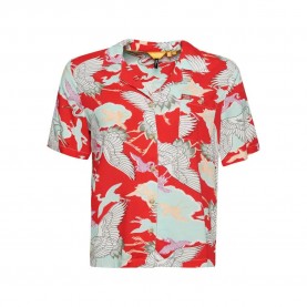 дамски,блузи,дамски,ризи,superdry,vintage,beach,resort,shirt,tsuru,red,(red)