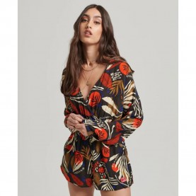 дамски,гащеризони,superdry,vintage,beach,romper,black