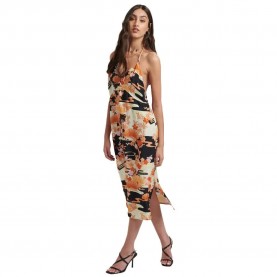 рокля,дамски,поли,и,рокли,superdry,vintage,midi,halter,slip,dress,multicolor