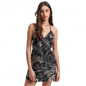 рокля,дамски,поли,и,рокли,superdry,vintage,mini,slip,halter,dress,black