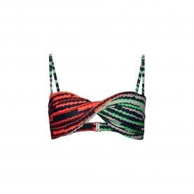 дамски,бански,костюми,superdry,vintage,mix,bandeau,bikini,top,multicolor,(fluro,pink,pop)