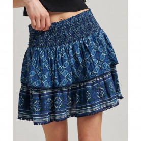 пола,дамски,поли,и,рокли,superdry,vintage,tiered,mini,skirt,new,geo,blue,(blue)