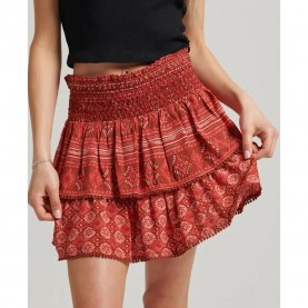 пола,дамски,поли,и,рокли,superdry,vintage,tiered,mini,skirt,red