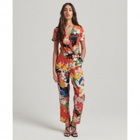 рокля,дамски,поли,и,рокли,superdry,vintage,woven,jumpsuit,dress,multicolor