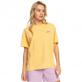 тениска,дамски,тениски,roxy,moonlight,sunset,b,short,sleeve,t,shirt,yellow