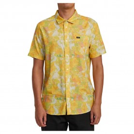 риза,с,къс,ръкав,мъжки,ризи,rvca,sussingham,short,sleeve,shirt,yellow