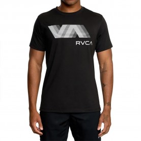 тениска,мъжки,тениски,rvca,va,blur,short,sleeve,t,shirt,black,(black)