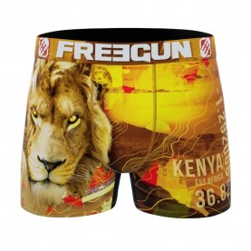 Боксерки Freegun Animal Savage Lion boxers - Yellow (Yellow) боксерки,мъжко,бельо,freegun,animal,savage,lion,boxers,yellow,(yellow)